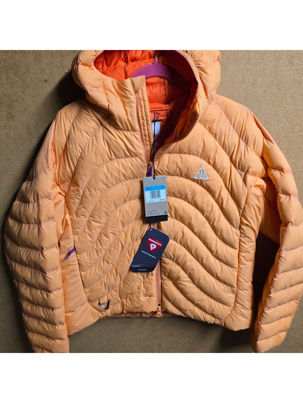 Nike ACG 'Lava Flow' Therma-Fit ADV Full Zip Orange Jacket HM9963-833 Size M